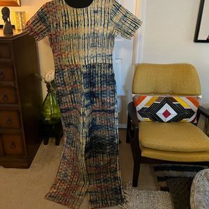 Ethnic Print Jumpsuit